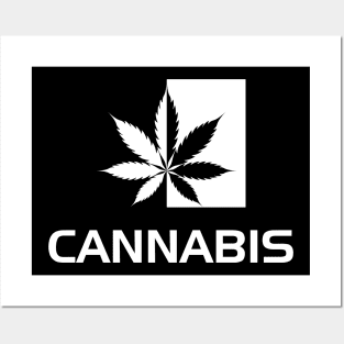 cannabis logo Posters and Art